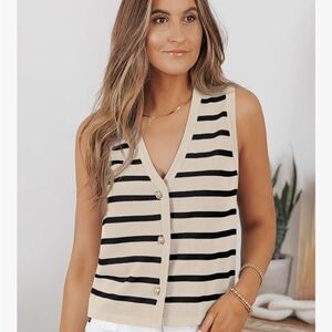 Amazon striped sweater vest